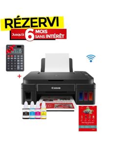 Imprimante à Réservoir Intégré 3en1 CANON Pixma G3410 WIFI Couleur