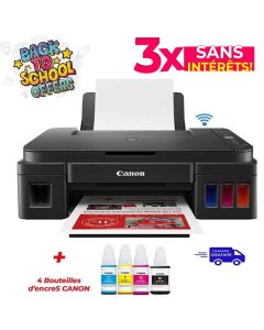 Imprimante Jet D'encre CANON Pixma G3410 Multifonction Couleur WIFI 