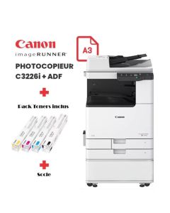 IMPRIMANTE LASER CANON IMAGERUNNER C3326I A3 WI-FI + ADF + 4XTONER + SOCLE