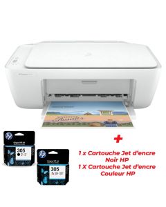 Imprimante Multifonction Jet d'encre HP DESKJET 2320 Couleur - Blanc 
