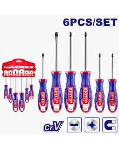 Jeu de 6 Tournevis EMTOP ESST0602 en Acier - Chez Mytek