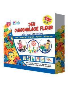 Jeu D'assemblage Fleur Pour Enfant - 200 Pièces