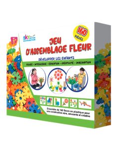 Jeu D'assemblage Fleur Pour Enfant - 160 Pièces