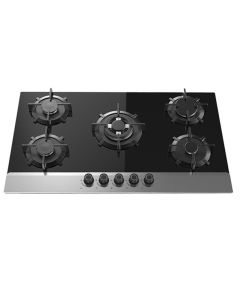 Plaque De Cuisson JOKER JPHGBF-149050W 5 Feux 90cm - Noir&Inox