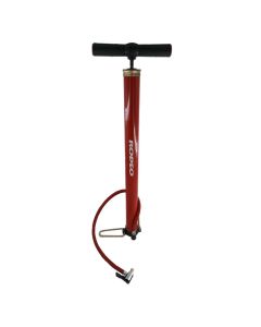 Pompe à Pied RODEO Pour Vélo 32 x 500 mm - Rouge