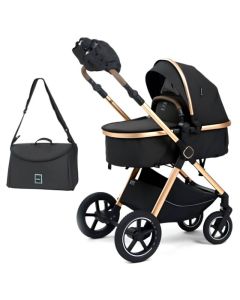 Poussette Landau KIDILO H2X Avec Sac Maman - Noir