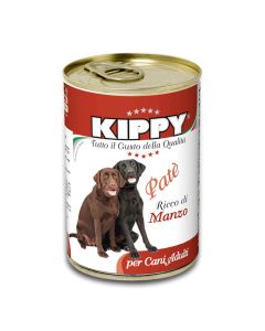 Pâté KIPPY Pour Chiens Riz & Boeuf 400 gr
