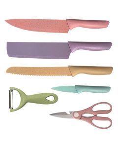 Kit De Couteaux 6 Pièces KITCHEN KNIFE - Assortis (KNIFE-144)