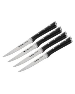 Kit De Couteaux à Steak 4 Pièces TEFAL Ice Force - Noir