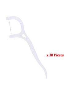 Kit de Fil Dentaire 30 Pièces - Blanc