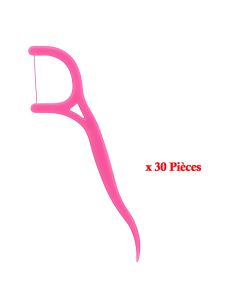 Kit de Fil Dentaire 30 Pièces - Rose