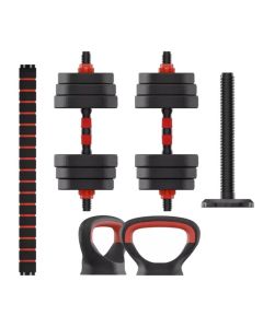 Kit de musculation 20 kg KSIX BMANC01N20 - Noir
