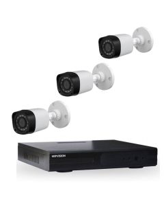 Kit de Surveillance MIPVISION XDVR + 3 Caméras Externes 2MP