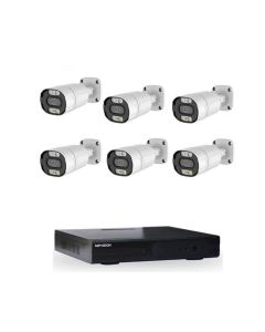 Kit de Surveillance MIPVISION XDVR + 6 Caméras Externes 5MP