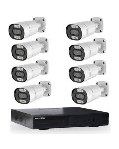 Kit de Surveillance MIPVISION XDVR + 8 Caméras Externes 5MP
