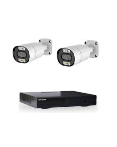 Kit de Surveillance MIPVISION XDvr Hyprid + 2 Caméras  Externes 5MP