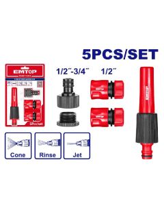 Kit Lance et Raccords d’Arrosage EMTOP - ESNE11251