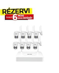Kit de Surveillance JORTAN NVR + 8 Caméras Externes 2MP