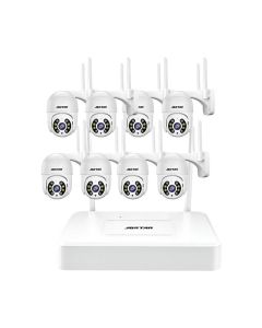 Kit de Surveillance JORTAN NVR + 8 Caméras Externes 2MP