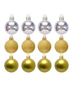 Coffret De Boules de Décoration Petit Model Pour Sapin (KM913)