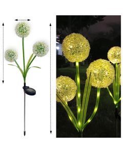 Lampe solaire LED SUNARI FLS-95 Fleur d'ail 3000K 600mAh Li-Ion