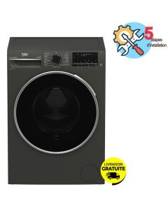Lave Linge Frontal BEKO B3WFT51242MG 12kg - Gris Foncé