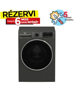 Lave Linge Frontal BEKO B3WFT51242MG 12kg - Gris Foncé