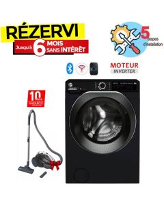 Lave linge Frontal HOOVER HW414MBCB-1 14 Kg - Noir