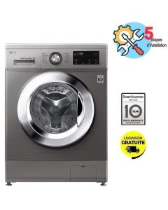 Lave Linge Frontal Inverter LG 8kg FH2J3TNG5P - Silver