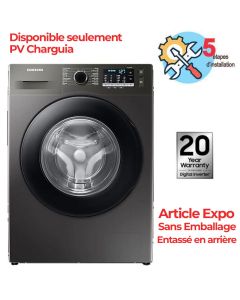 Lave Linge Frontal SAMSUNG WW80TA046AX1MF Eco Bubble 8Kg - Silver