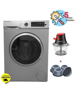 Lave linge Frontal SCHNEIDER SCLL810EXPS 8Kg - Silver