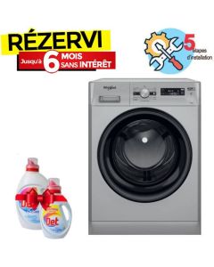 Lave linge Frontal WHIRLPOOL FFWS7235SBNA 7kg + Det 2.5L + 1L