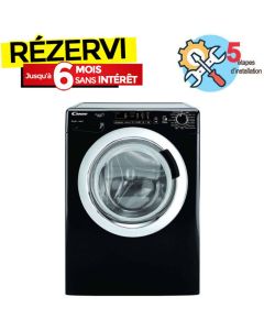 Lave Linge Frontal CANDY GVS169DC3B-80 9Kg - Noir