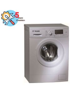 Lave Linge Frontale ITWASH ITG612S 6Kg - Silver