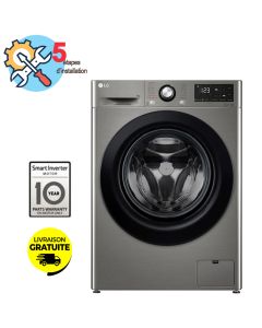 Lave Linge Frontal LG Vivace F4R3TYG6P 8kg - Silver 