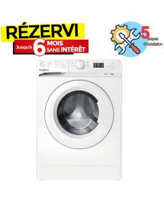 Lave linge Frontale WHIRLPOOL WMTA6101-NA 6kg - Blanc