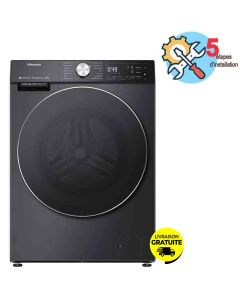 Machine à Laver Séchant Inverter HISENSE WDSE1214VJMWB 12kg - Inox
