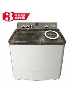 Lave Linge Semi-Automatique FRESH TTW-13G 13kg - Blanc&Gris