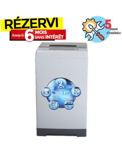 Lave linge Top BIOLUX M-TOP08S 8 Kg - Silver