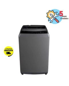 Lave Linge Top CONDOR 8 kg - Silver(WAT-KS3M34D)