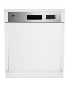 Lave Vaisselle Semi Encastrable BEKO BDSN153E3X 13 Couverts - Blanc