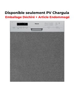 Lave Vaisselle Semi Encastrable FOCUS F502X 12 Couverts - Silver