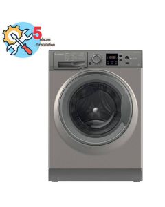 Lave linge Frontal ARISTON NS-823C-GG-MA 8kg - Silver