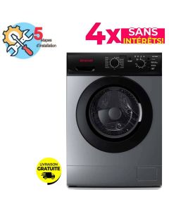 Lave Linge Frontal BRANDT BLF715SBL 7 Kg - Silver