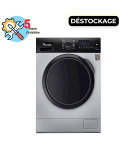 Lave linge Frontal CONDOR CON-F912DS-SIN 9Kg - Silver