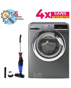 Lave Linge Frontal HOOVER H3WS4105TCGE-04 10.5 Kg - Silver