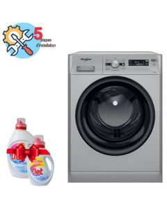 Lave linge Frontal WHIRLPOOL FFWS7235SBNA 7kg + Det 2.5L + 1L