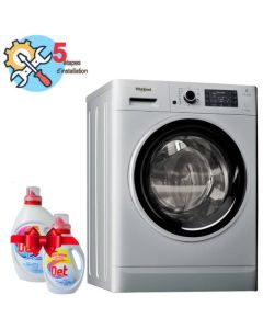 Lave linge séchant Frontal WHIRLPOOL FWDD117168SBSEX 11 Kg - Silver