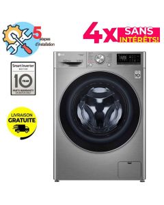 Lave linge Séchant Frontale LG F4R5VGG2E 9 Kg - Silver