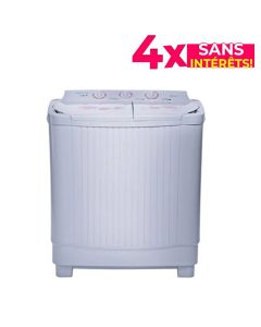 Lave Linge Semi-Automatique ORIENT XPB18-2G 7.5Kg - Gris